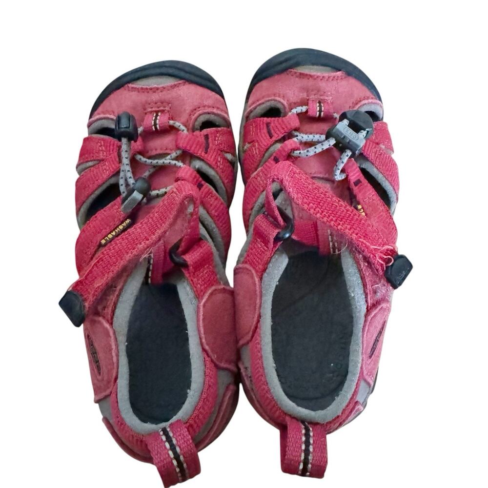 KEEN Kids Seacamp II CNX Sandals Shoes Racing Red Size US 11 Little Kid - Picture 3 of 7